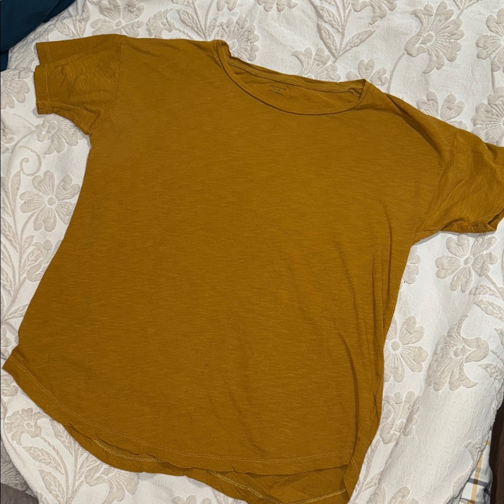 Madewell Yellow TShirt Womens Soft